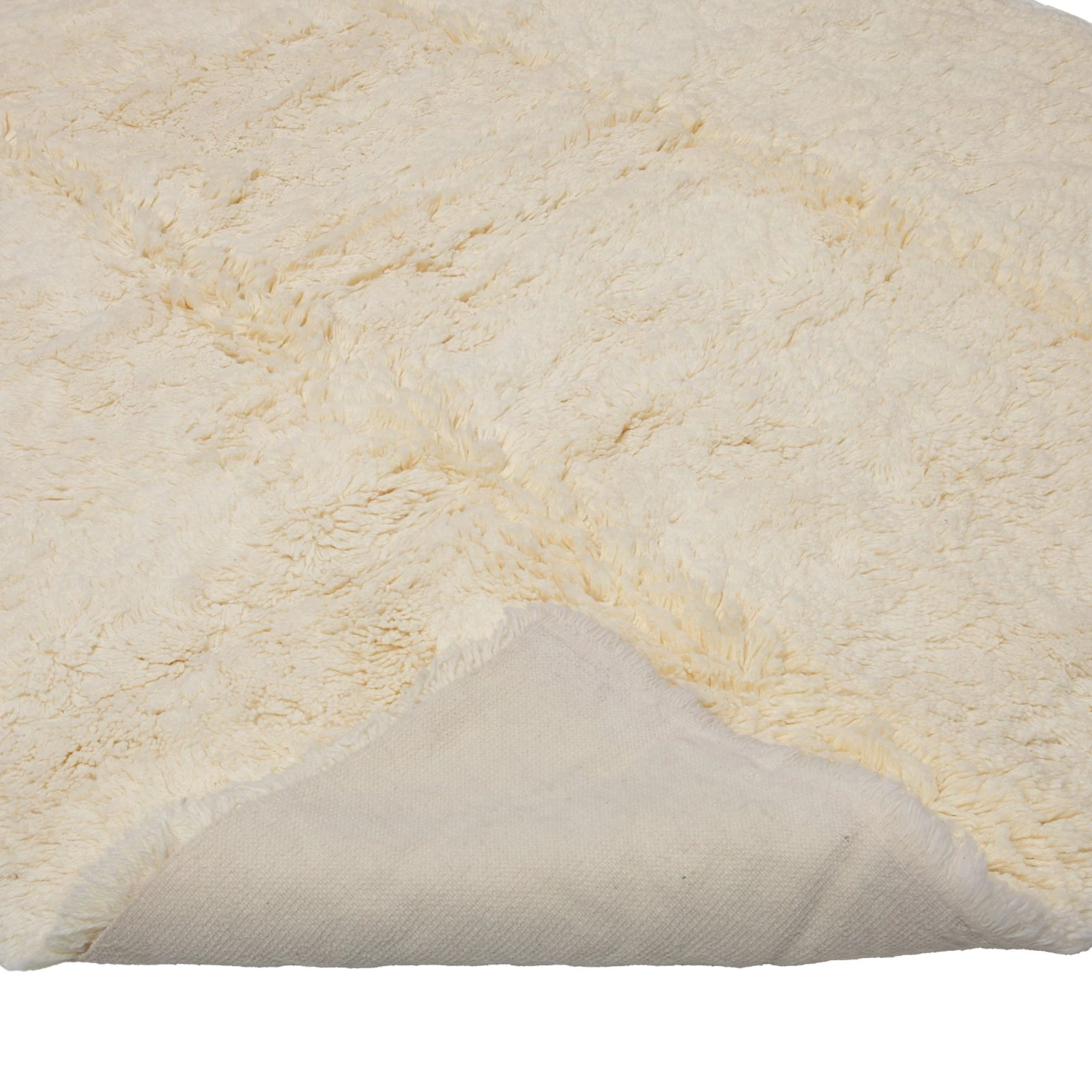 Ivory Solid Wool Runner - 8'x 18' 6 Ivory Solid Wool Runner - 8'x 18' - Image 4