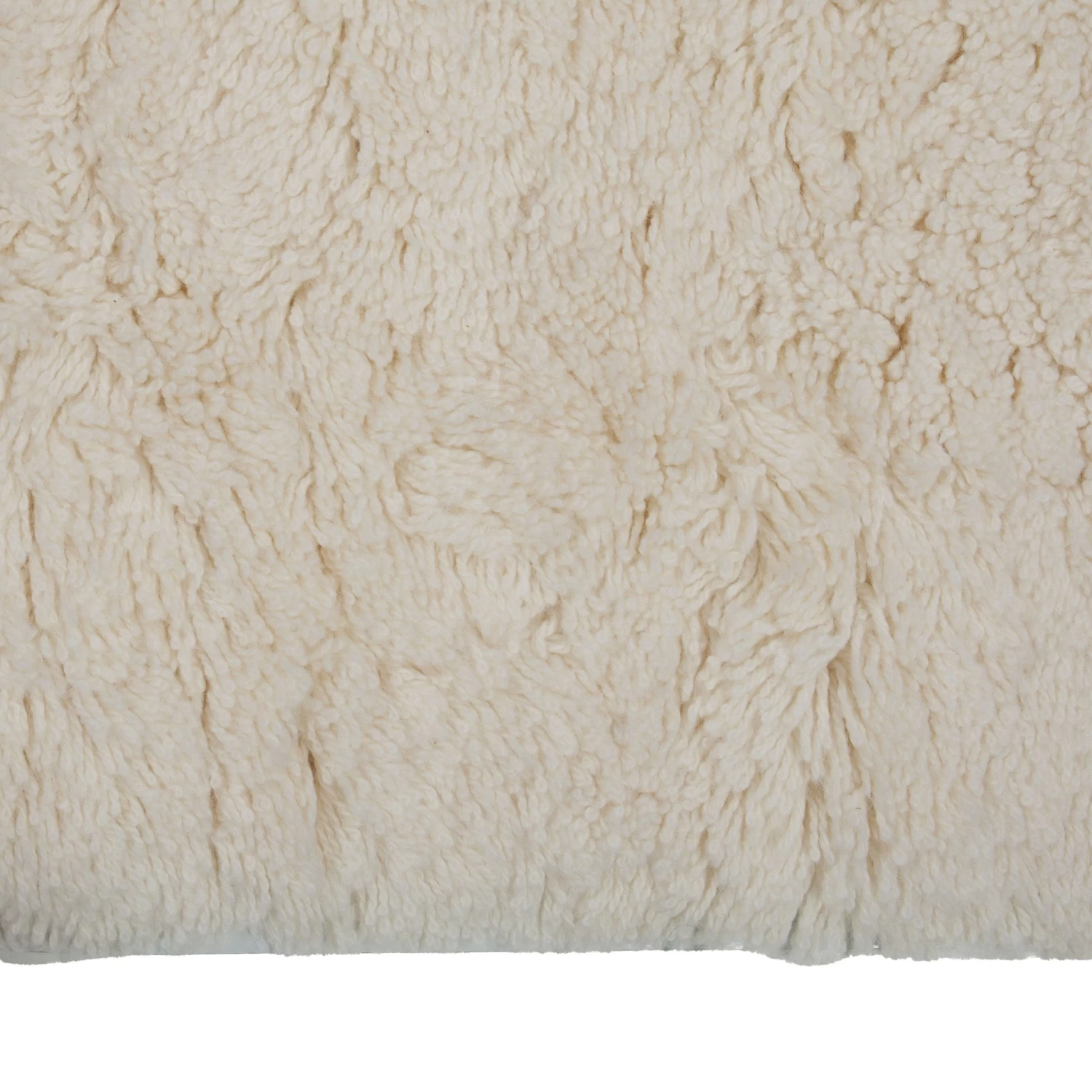 Ivory Solid Wool Runner - 8'x 18' 7 Ivory Solid Wool Runner - 8'x 18' - Image 5