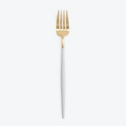 Goa Serving Fork -Home Comprehensive Shop 1528146 goa by cutipol white gold serving fork a e1eb20b9 8467 4a46 9274 b2501aad3af3