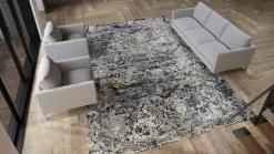 Grey Abstract Modern Silk Rug - 10' X 14' -Home Comprehensive Shop 1528454 2 497b55c0 847a 4694 86d1 581deab084f7
