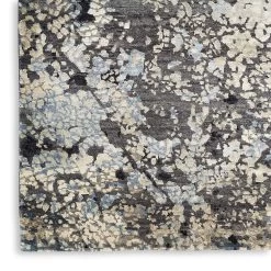 Grey Abstract Modern Silk Rug - 10' X 14' -Home Comprehensive Shop 1528454 4