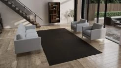 Black Vintage Flatweave Wool Kilim - 7'6" X 13'4" 8 Black Vintage Flatweave Wool Kilim - 7'6" X 13'4" -Home Comprehensive Shop 1529970 1