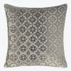 Small Moroccan Velvet Pillow, Silver 1 Small Moroccan Velvet Pillow, Silver -Home Comprehensive Shop 1530212 a