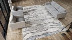 Grey Solid Modern Wool Rug - 10' X 14' 8 Grey Solid Modern Wool Rug - 10' X 14' -Home Comprehensive Shop 1532655 2