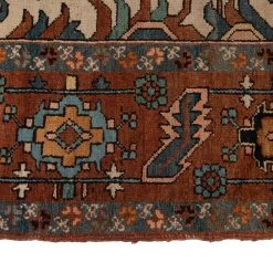 Brown Vintage Wool Heriz Persian Rug - 10'8" X 13'6" 11 Brown Vintage Wool Heriz Persian Rug - 10'8" X 13'6" -Home Comprehensive Shop 1535905 5