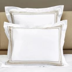 Dimora Duvet & Shams, White/Khaki 7 Dimora Duvet & Shams, White/Khaki -Home Comprehensive Shop 1539670 2