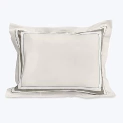 Dimora Duvet & Shams, Pearl/Lead Grey