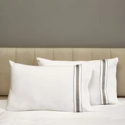Dimora Sheets & Pillowcases, Pearl/Lead Grey 9 Dimora Sheets & Pillowcases, Pearl/Lead Grey -Home Comprehensive Shop 1539677 2