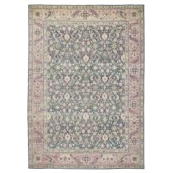 Purple Traditional Wool Rug - 10'6" X 15'5"
