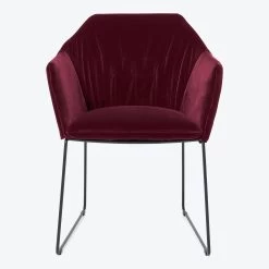 New York Sedia Dining Arm Chair, Velvet -Home Comprehensive Shop 1548740 lario 1405 saba new york sedia arm chair a