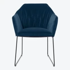 New York Sedia Dining Arm Chair, Velvet -Home Comprehensive Shop 1548740 lario 58 saba new york sedia arm chair a