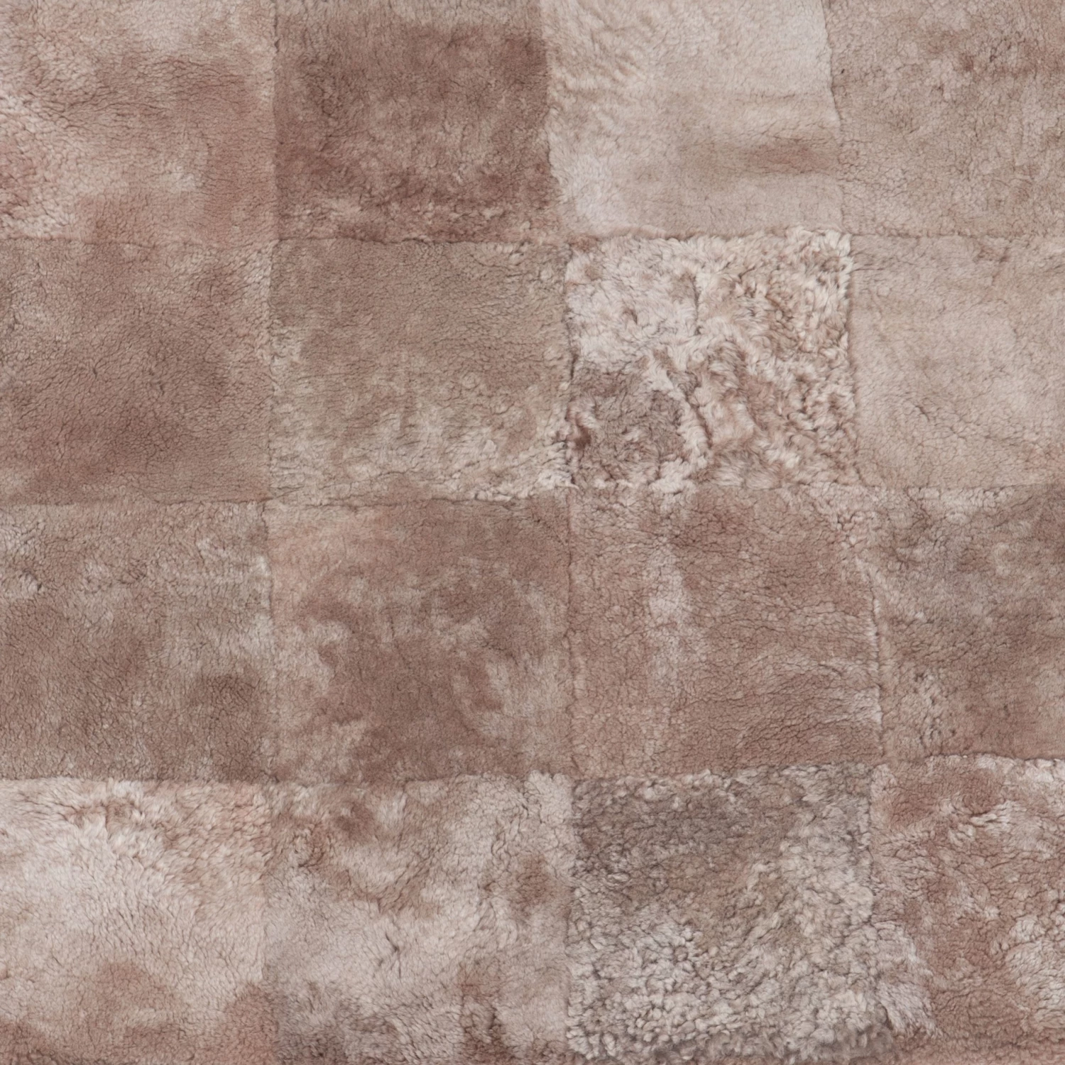 Pink Textured Shearling Plush Rug - 3' X 3' 4 Pink Textured Shearling Plush Rug - 3' X 3' - Image 2