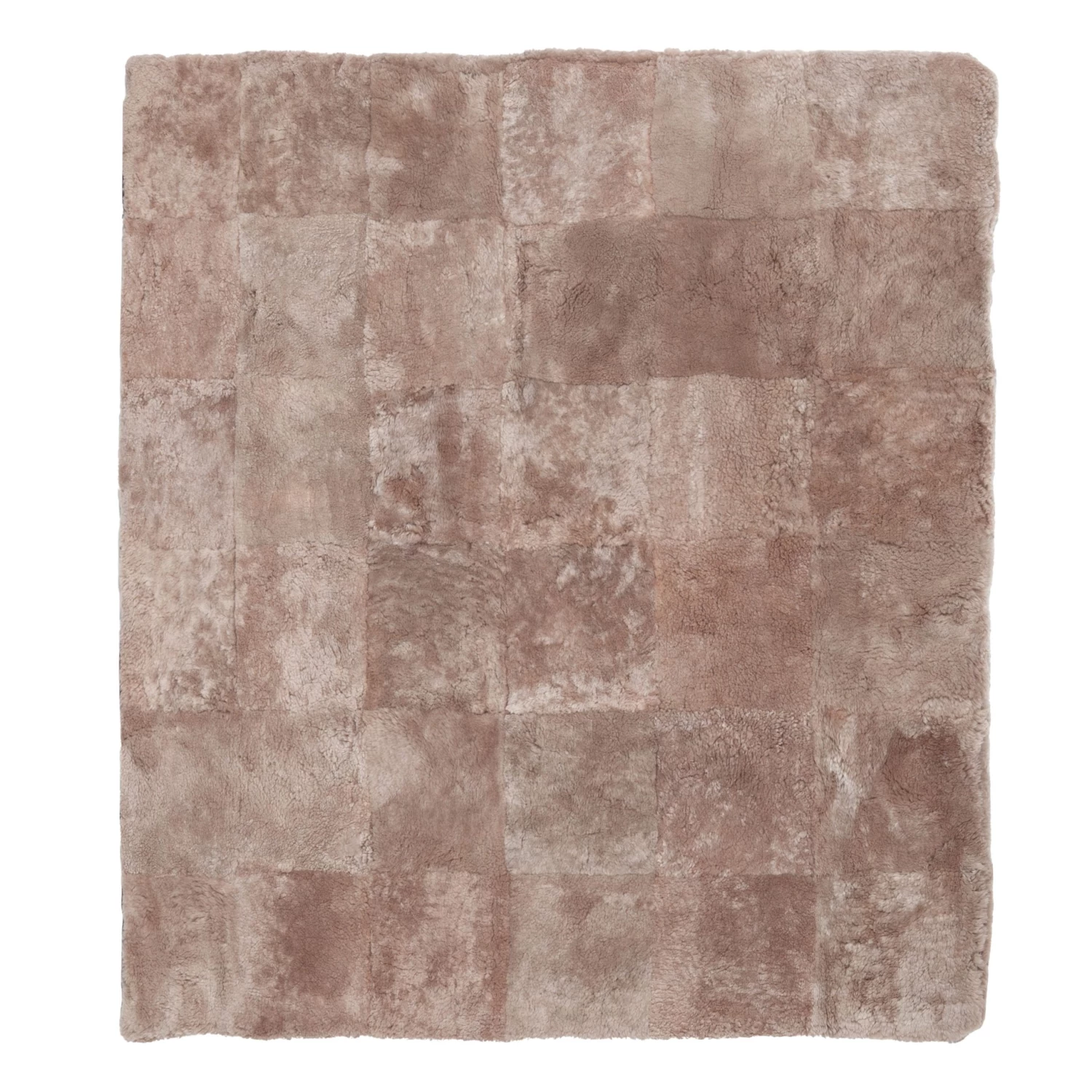 Pink Textured Sheepskin Rug - 4' X 4'1 3 Pink Textured Sheepskin Rug - 4' X 4'1