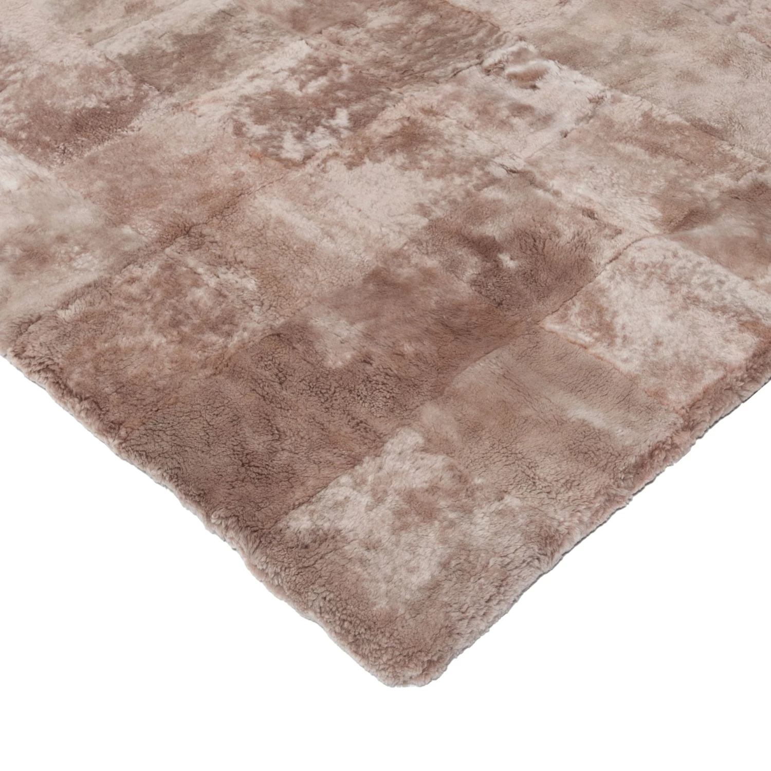 Pink Textured Sheepskin Rug - 4' X 4'1 5 Pink Textured Sheepskin Rug - 4' X 4'1 - Image 3