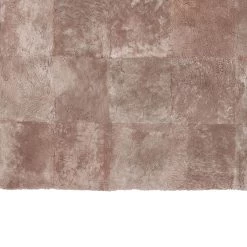 Pink Textured Sheepskin Rug - 4' X 4'1 11 Pink Textured Sheepskin Rug - 4' X 4'1 -Home Comprehensive Shop 1549880 5