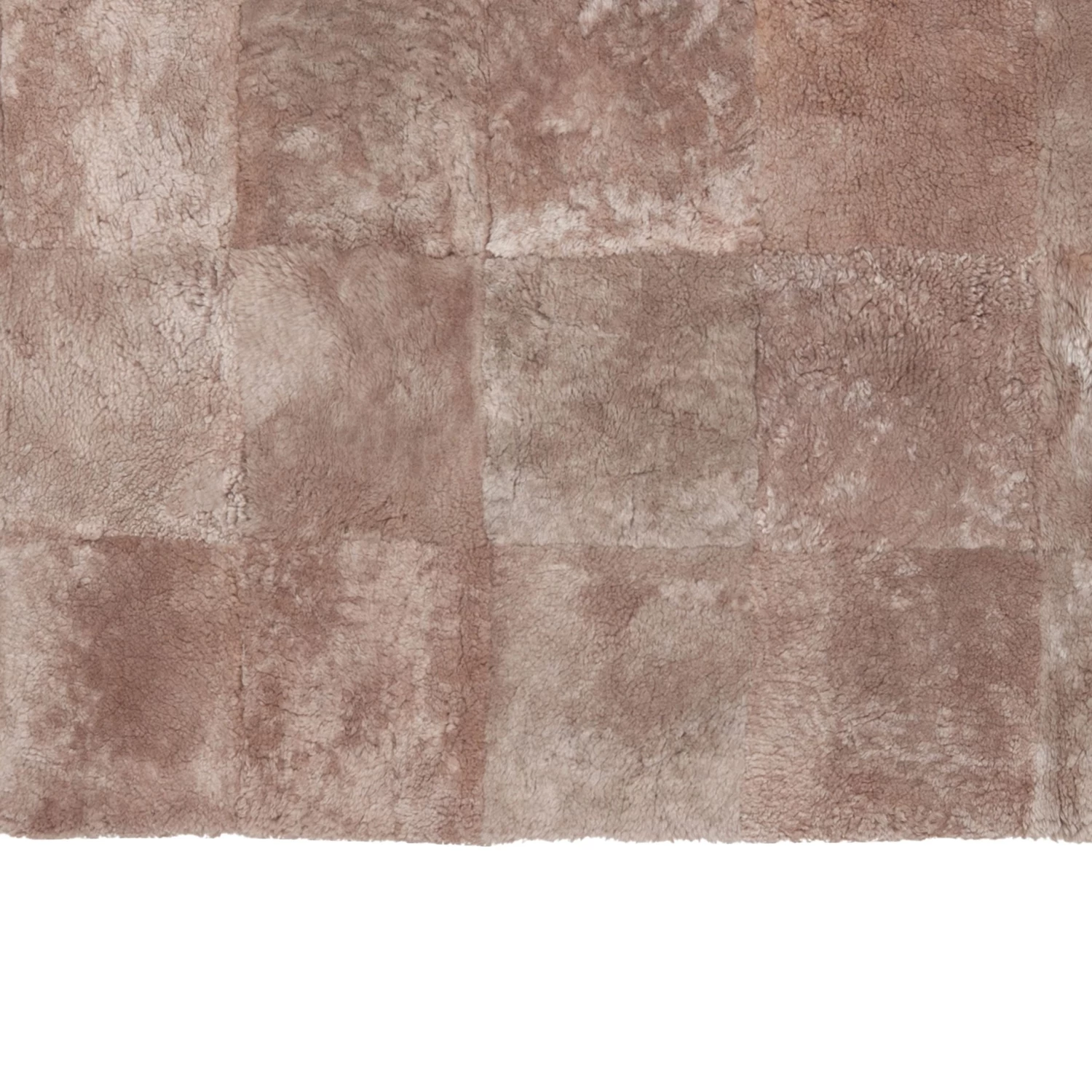 Pink Textured Sheepskin Rug - 4' X 4'1 7 Pink Textured Sheepskin Rug - 4' X 4'1 - Image 5