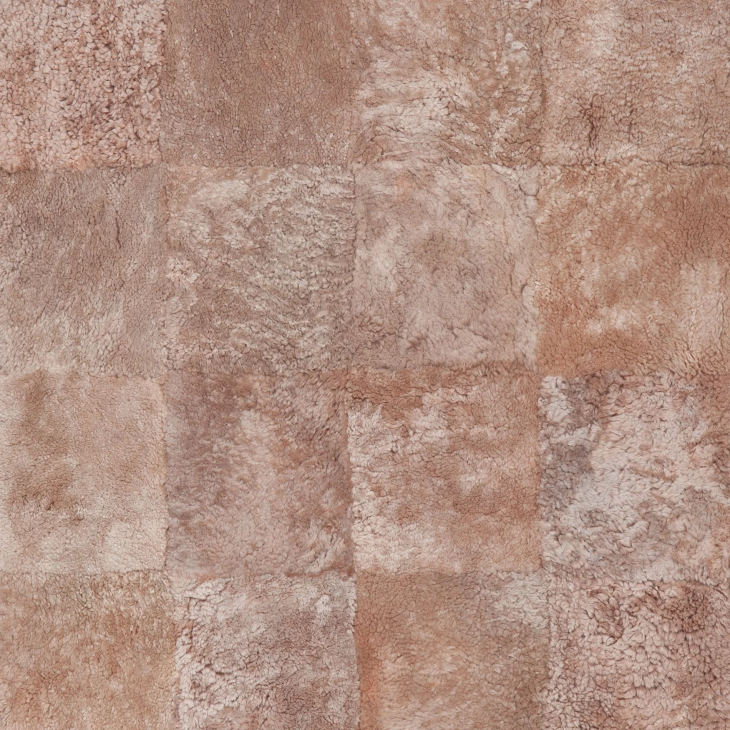 Pink Textured Shearling Rug - 3' X 3' 4 Pink Textured Shearling Rug - 3' X 3' - Image 2