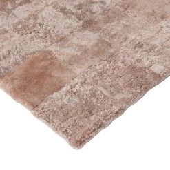 Pink Textured Shearling Rug - 3' X 3' 9 Pink Textured Shearling Rug - 3' X 3' -Home Comprehensive Shop 1549965 3