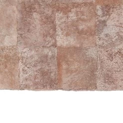 Pink Textured Shearling Rug - 3' X 3' 11 Pink Textured Shearling Rug - 3' X 3' -Home Comprehensive Shop 1549965 5