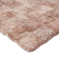 Pink Textured Sheepskin Rug - 4' X 4' 9 Pink Textured Sheepskin Rug - 4' X 4' -Home Comprehensive Shop 1549966 3