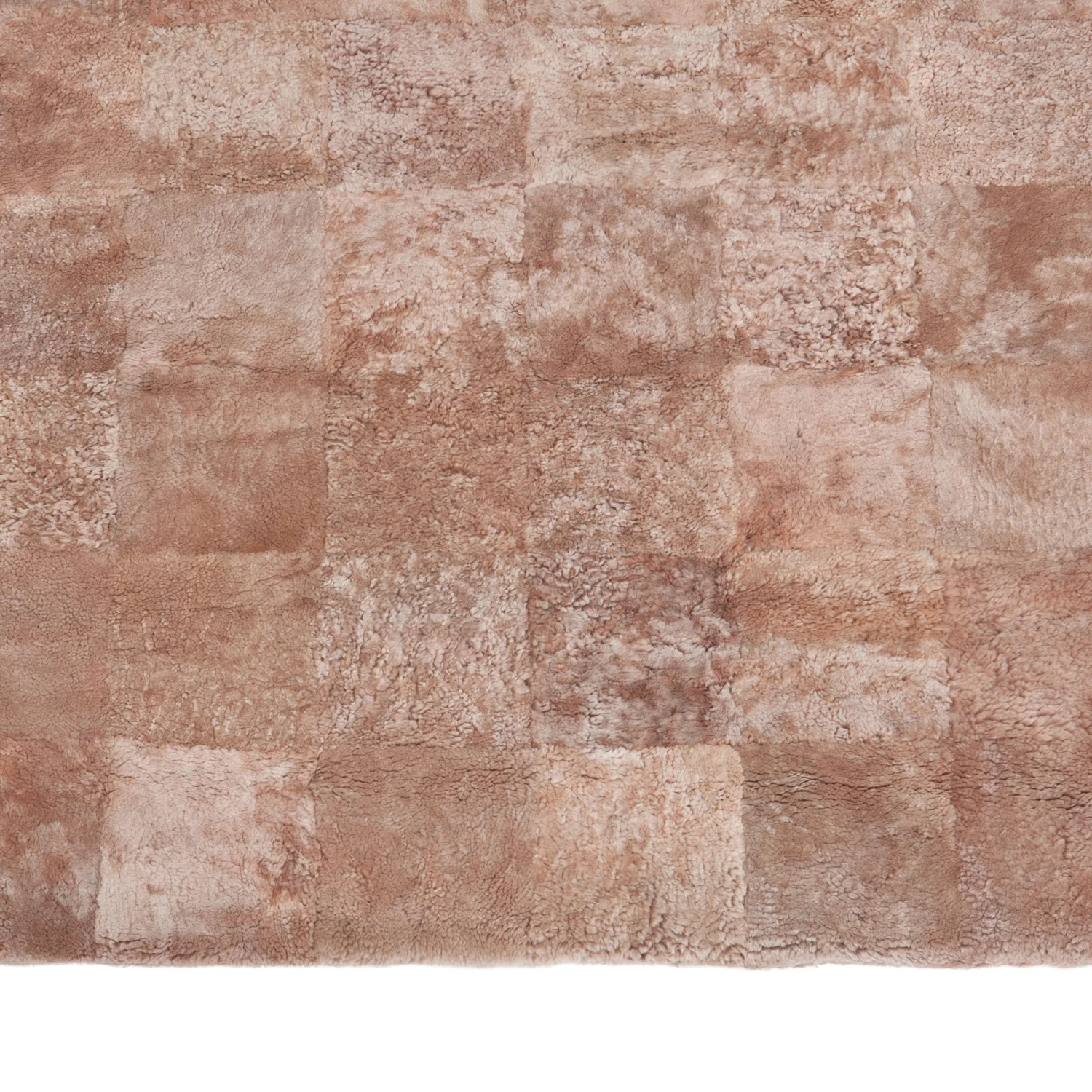 Pink Textured Sheepskin Rug - 4' X 4' 7 Pink Textured Sheepskin Rug - 4' X 4' - Image 5