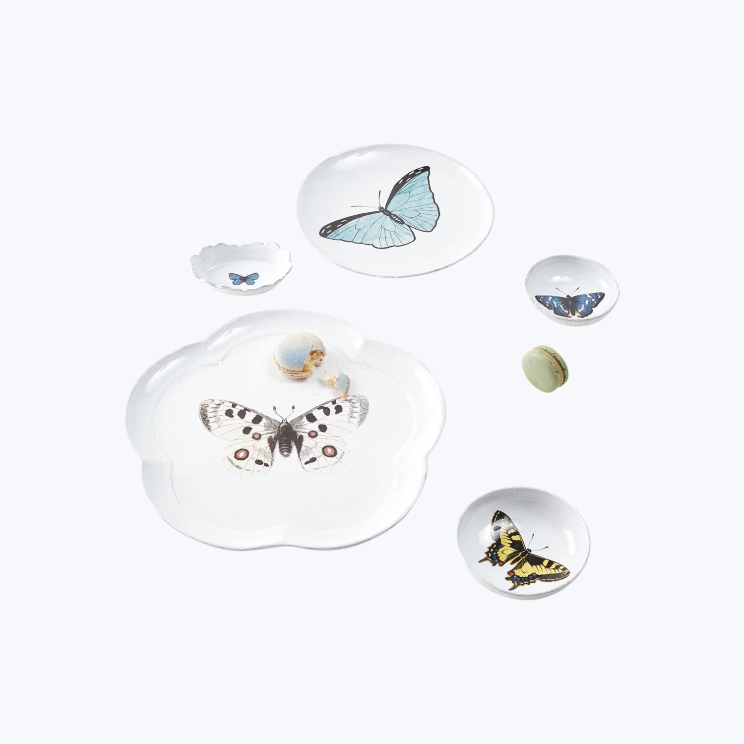 Butterfly Scalloped Dish 4 Butterfly Scalloped Dish - Image 2