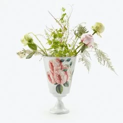 Pink Flowers Vase