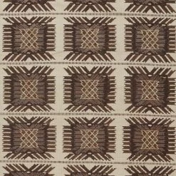 Brown Swedish Flatweave Wool Rug - 12' X 18' 7 Brown Swedish Flatweave Wool Rug - 12' X 18' -Home Comprehensive Shop 1554261 a
