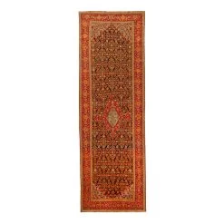 Red Vintage Traditional Wool Rug - 6'5" X 19'6"