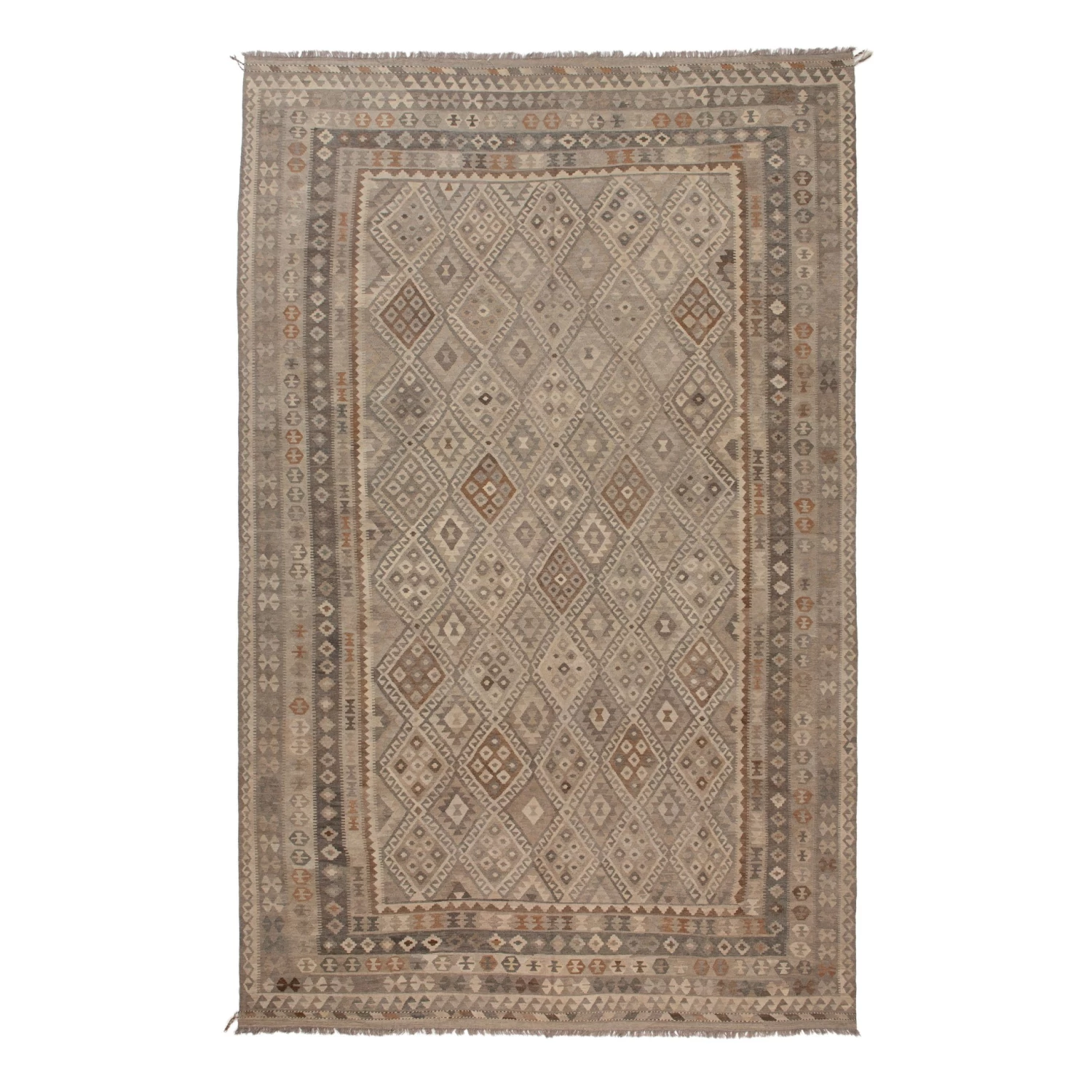 Flatweave Wool Rug - 9'9" X 13' 3 Flatweave Wool Rug - 9'9" X 13'