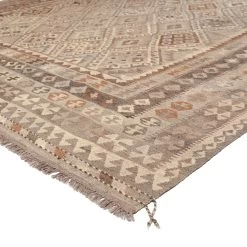 Flatweave Wool Rug - 9'9" X 13' 8 Flatweave Wool Rug - 9'9" X 13' -Home Comprehensive Shop 1557868 3