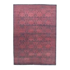 Pink Transitional Silk Rug - 9'11" X 14'