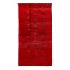 Red Moroccan Wool Rug - 6'3" X 11'10"