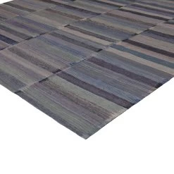 Grey Flatweave Wool Rug - 10' X 13' 9 Grey Flatweave Wool Rug - 10' X 13' -Home Comprehensive Shop 1563983 3