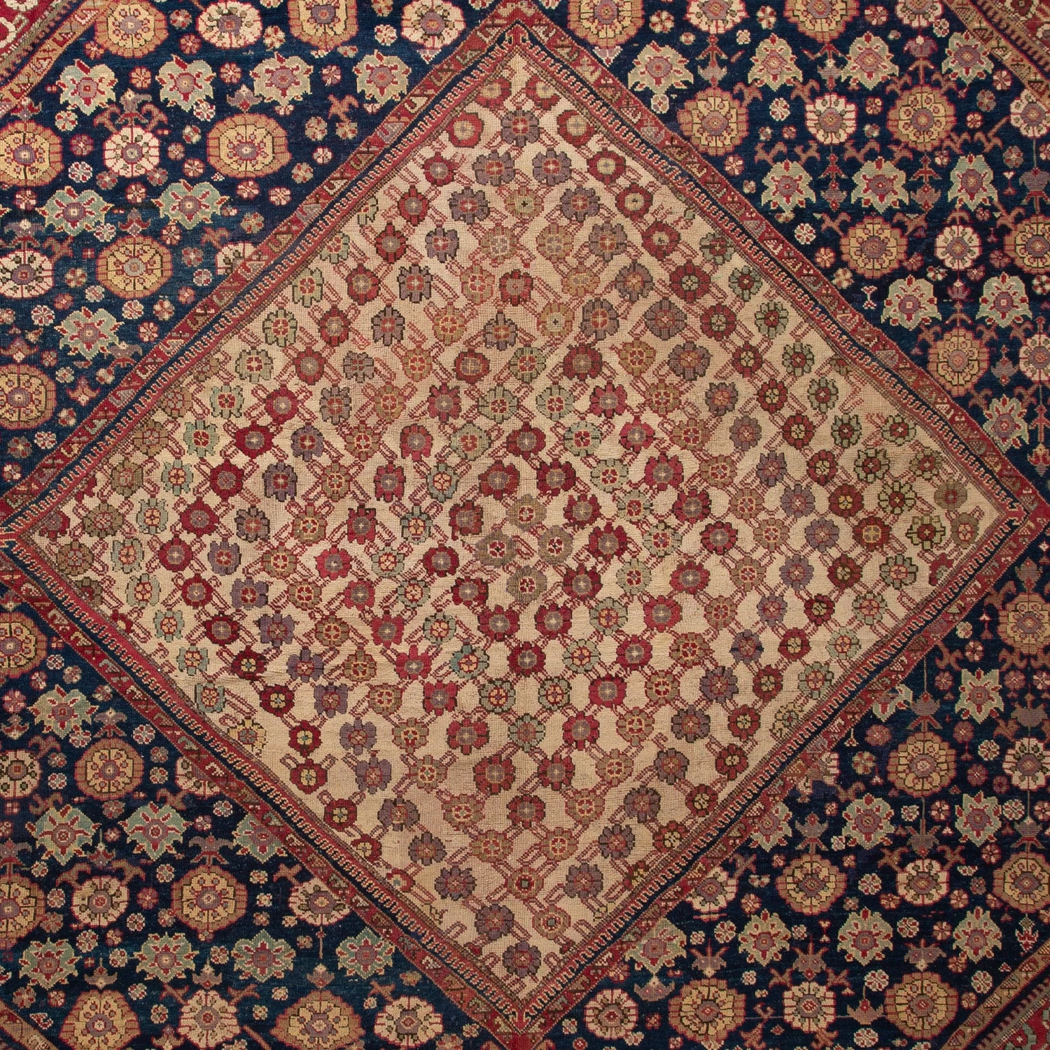 Red Vintage Traditional Wool Rug - 19'3" X 22'3" 4 Red Vintage Traditional Wool Rug - 19'3" X 22'3" - Image 2