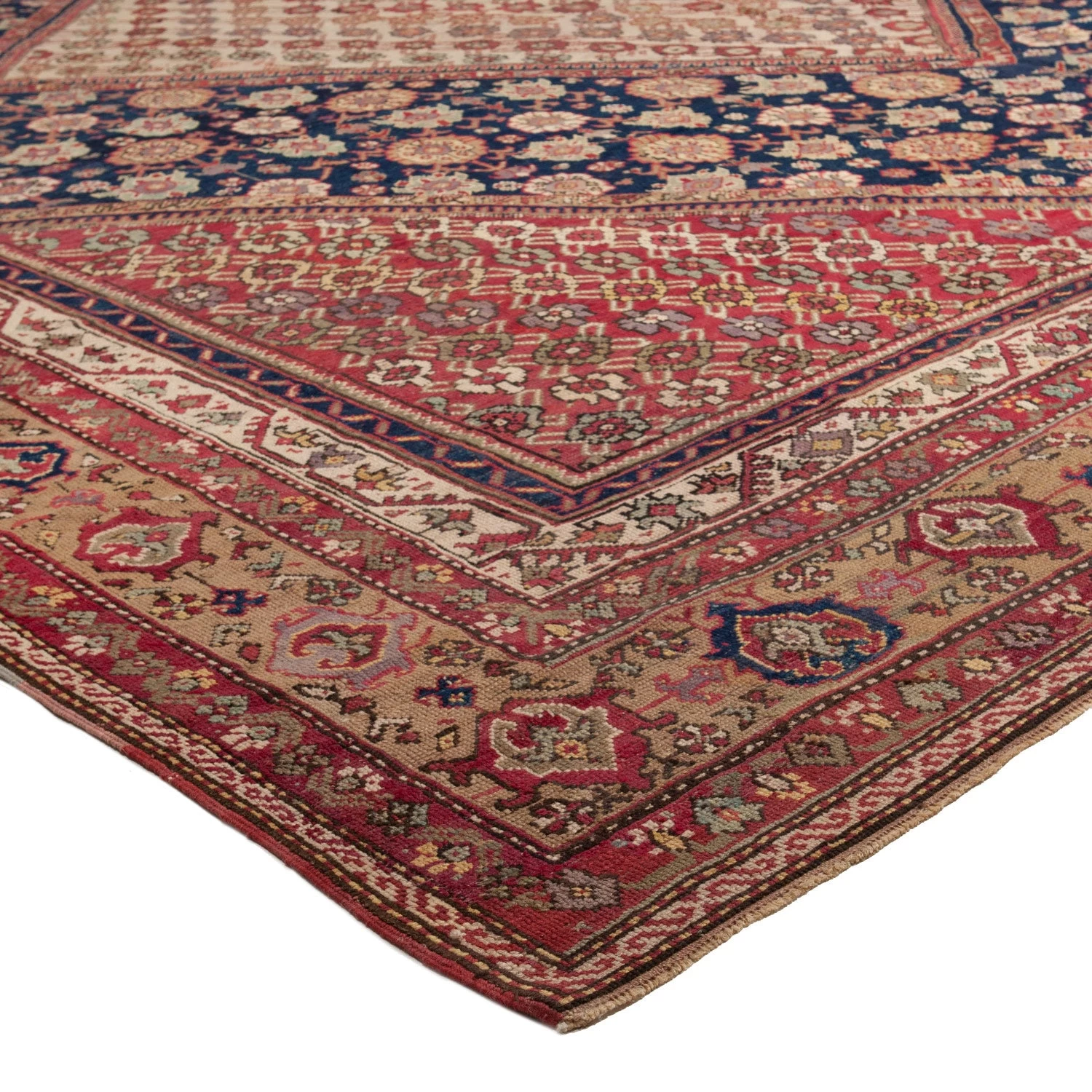 Red Vintage Traditional Wool Rug - 19'3" X 22'3" 5 Red Vintage Traditional Wool Rug - 19'3" X 22'3" - Image 3