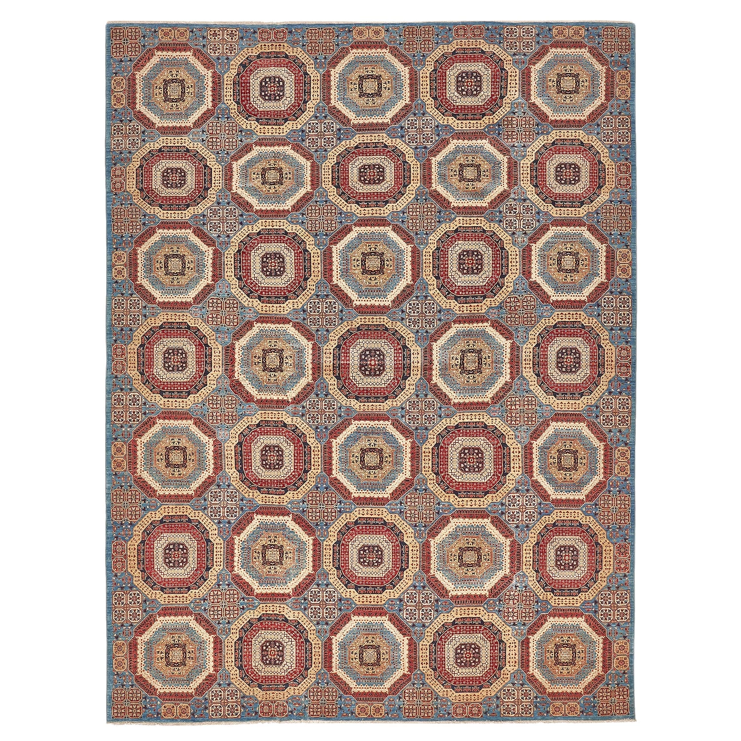 Multi Traditional Wool Rug - 11'8" X 15'3" 3 Multi Traditional Wool Rug - 11'8" X 15'3"