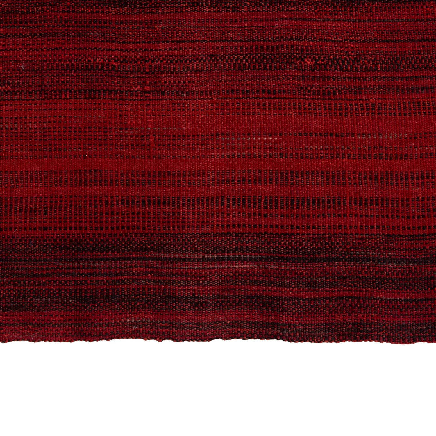 Red Vintage Flatweave Wool Persian Rug - 8'3" X 11'7" 7 Red Vintage Flatweave Wool Persian Rug - 8'3" X 11'7" - Image 5