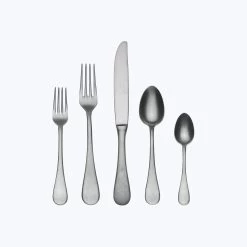 Classic Vintage Flatware, Pewter Finish