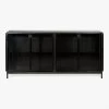 Anders 4-Door Sideboard Black 1 Anders 4-Door Sideboard Black -Home Comprehensive Shop 1572217 ethnicraft anders 4 drawer sideboard a