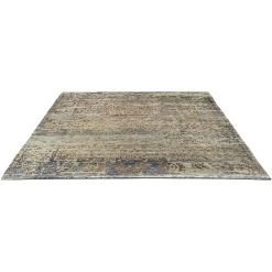 Grey Modern Silk Rug - 9' X 11'1" 11 Grey Modern Silk Rug - 9' X 11'1" -Home Comprehensive Shop 1573127 4