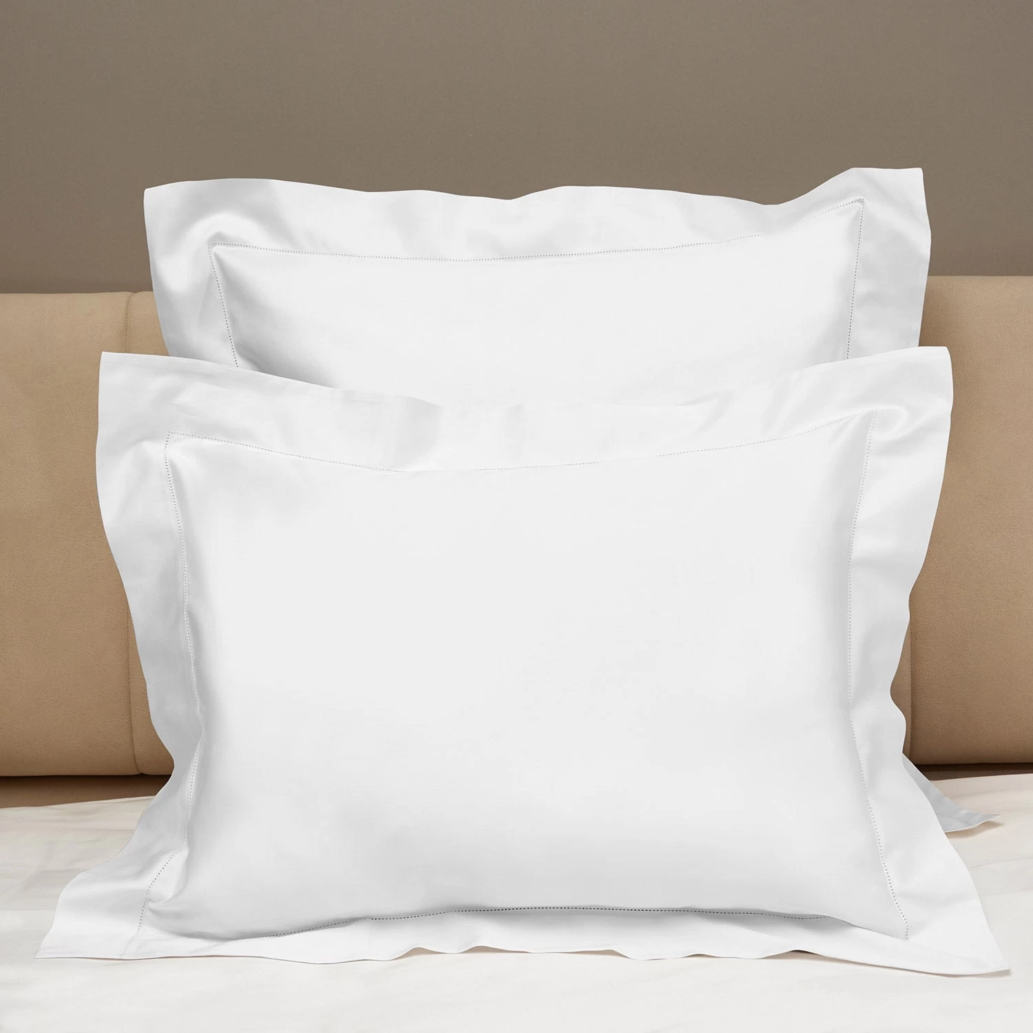 Nuvola Sateen Duvet & Shams, White 7 Nuvola Sateen Duvet & Shams, White - Image 5