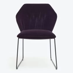 New York Sedia Dining Chair, Luxe Velvet