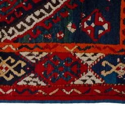 Red Vintage Traditional Wool Rug - 4' X 5'2" 11 Red Vintage Traditional Wool Rug - 4' X 5'2" -Home Comprehensive Shop 1581313 5