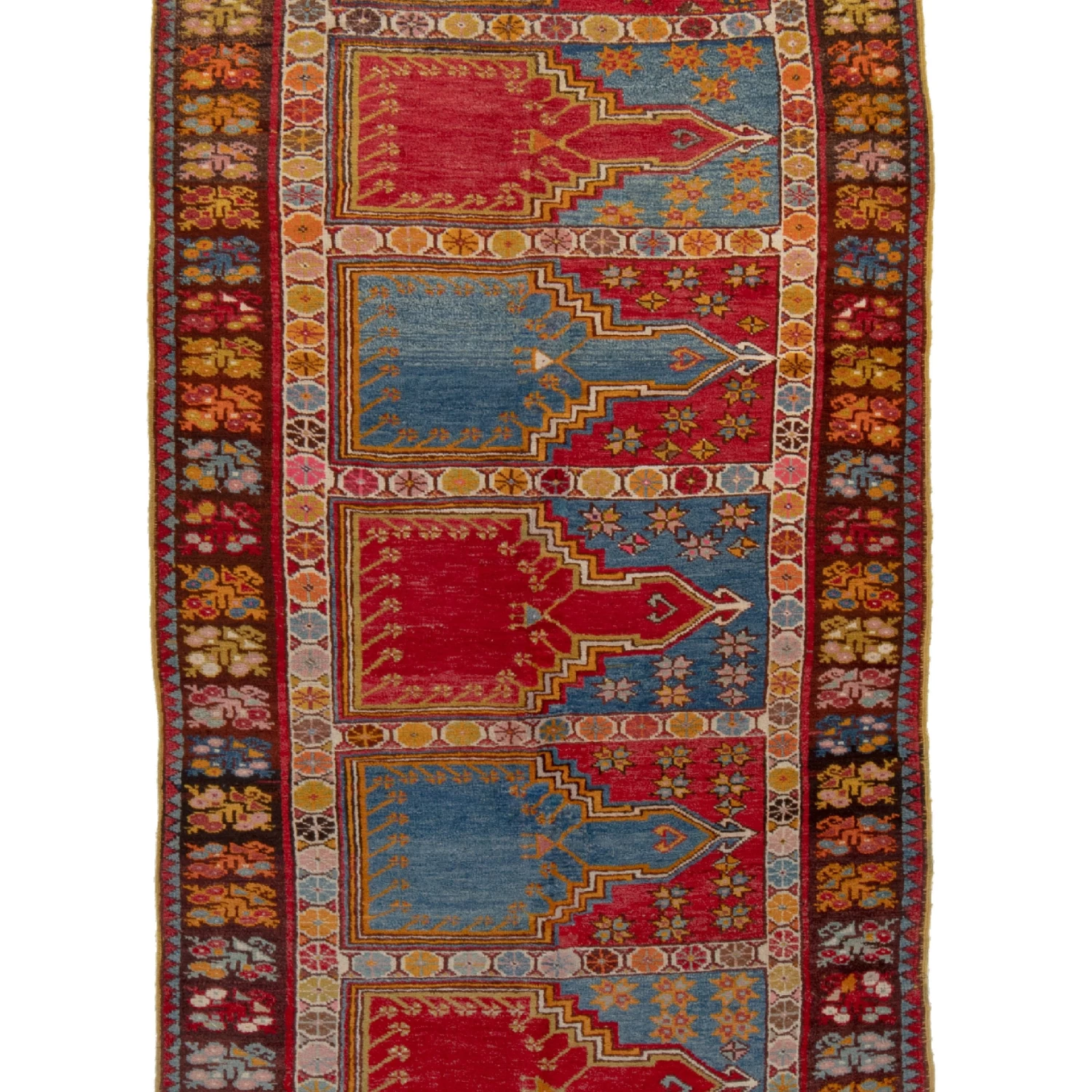 Multi Traditional Wool Runner - 4'2" X 13' 4 Multi Traditional Wool Runner - 4'2" X 13' - Image 2