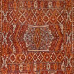 Multi Moroccan Wool Runner - 4'9" X 10' -Home Comprehensive Shop 1584315 2