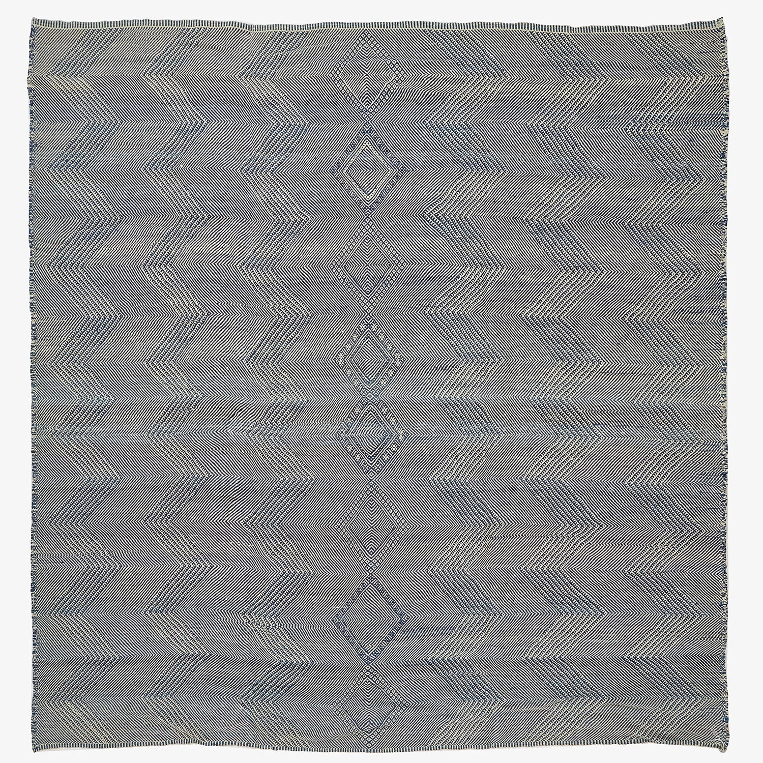 Grey Moroccan Wool Rug - 13'2" X 13'7" 4 Grey Moroccan Wool Rug - 13'2" X 13'7" - Image 2