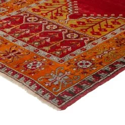 Red Vintage Traditional Wool Rug - 3'11" X 5'11" -Home Comprehensive Shop 1584960 3