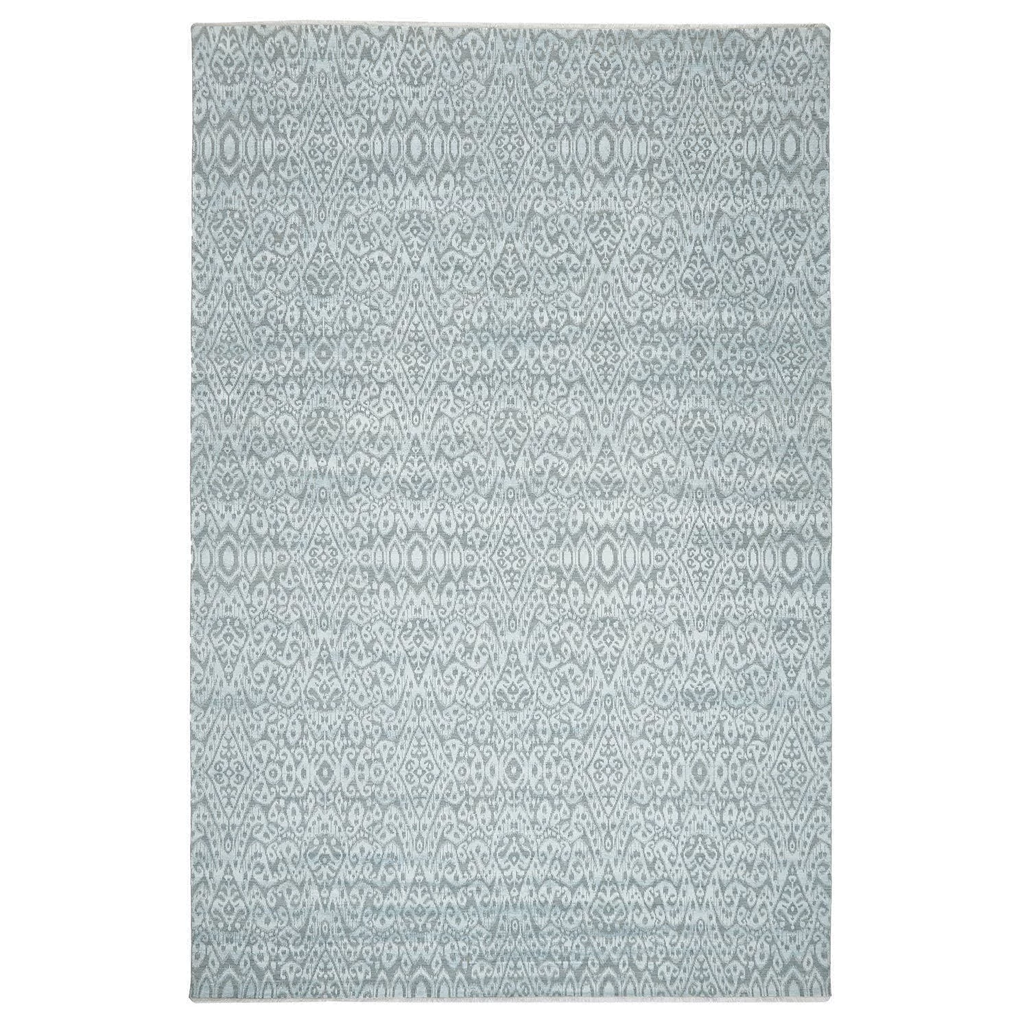 Light Blue Transitional Wool Rug - 11'11" X 17'1" 3 Light Blue Transitional Wool Rug - 11'11" X 17'1"