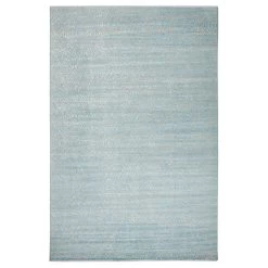 Blue Vintage Traditional Wool Silk Blend Rug - 12' X 17'9"